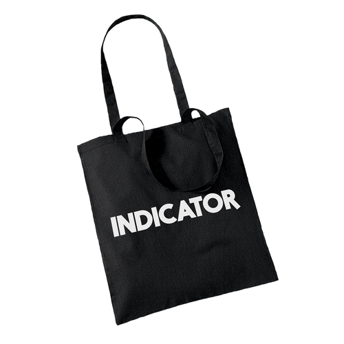 INDICATOR black Tote bag